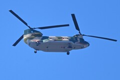 K川上空・CH47チヌーク