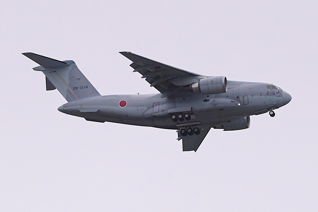 K川上空・自衛隊機（C-2輸送機）