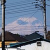 用水路・見つめる富士山