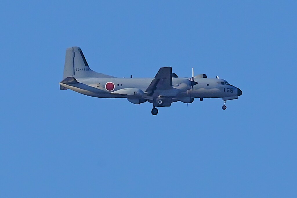 K川上空・自衛隊機（YS-11）