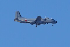 K川上空・自衛隊機（YS-11）