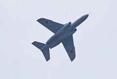 菜園上空・T-4練習機