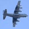 Ｋ川上空・C-130ハーキュリーズ