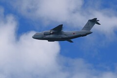 菜園上空・自衛隊機（C-2輸送機） 