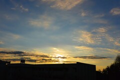 我が家のベランダより・初日の出 