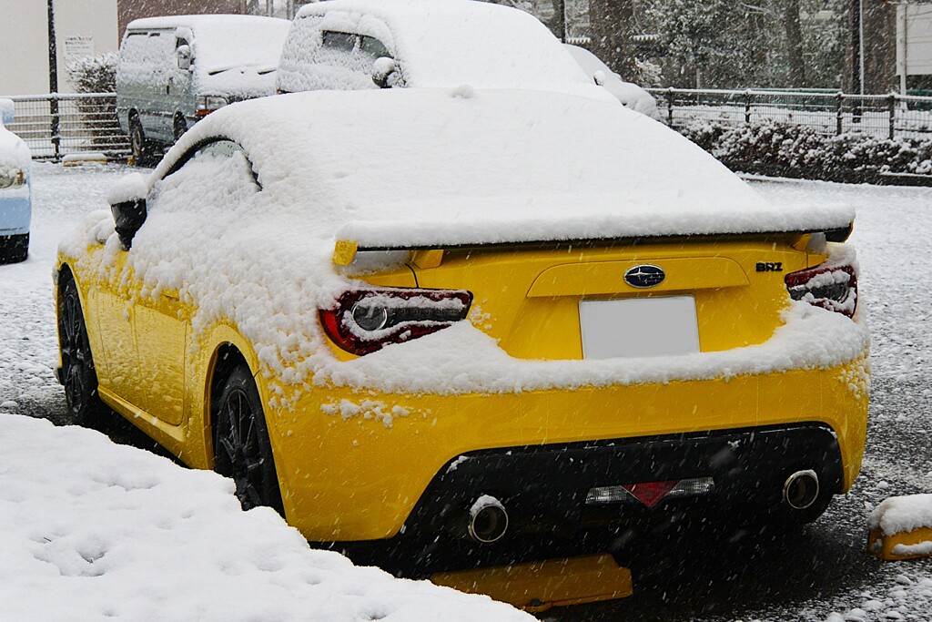 2026年2月8日・大雪の日の　SUBARU　「BRZ」