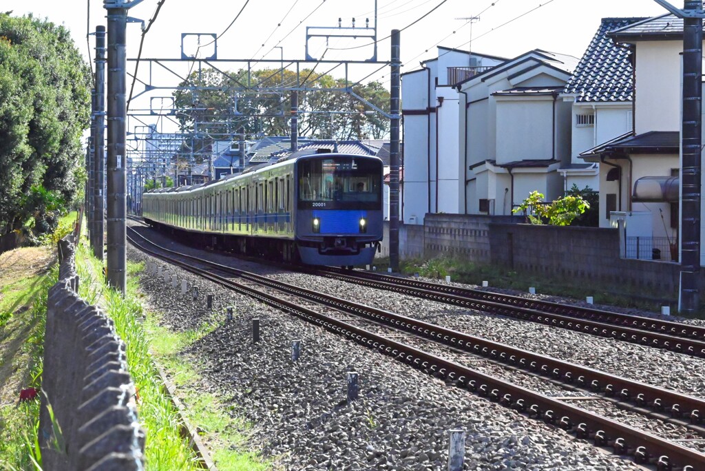 西武沿線・20000系走る