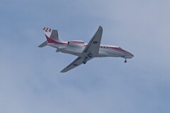 K川上空・航空自衛隊飛行点検機U-680A