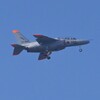 Ｋ川上空・T-4練習機