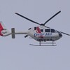 用水路上空・【AM8：13】ドクターヘリ、定時通勤飛行