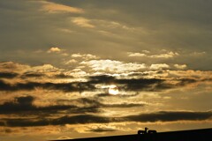 我が家のベランダより・初日の出 