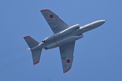 菜園上空・T-4練習機