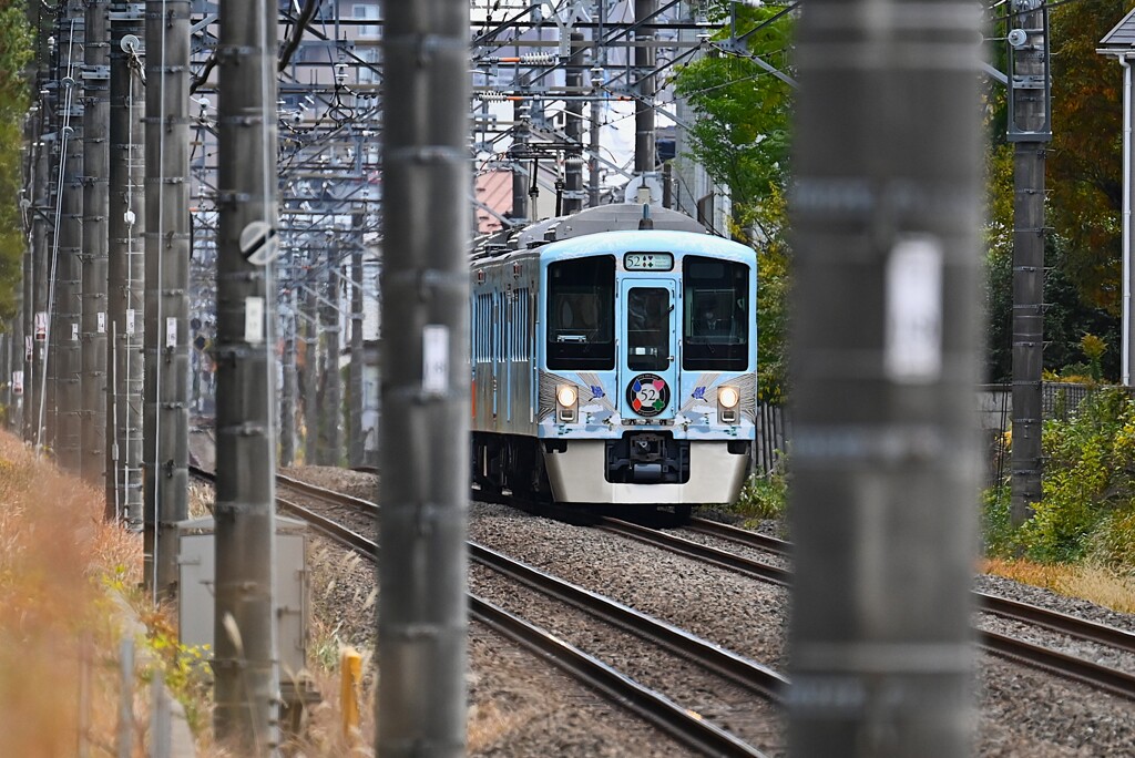 初冬沿線・西武線52席の至福フロントビュー