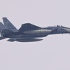 菜園上空・驚きのF15（ともにこえよう石川） 