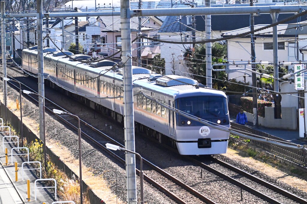 ニューレッドアロー川越市制100周年記念ヘッドマーク 