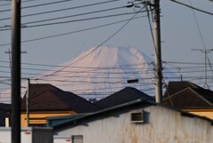 用水路・曇りの日に富士山は見えた！