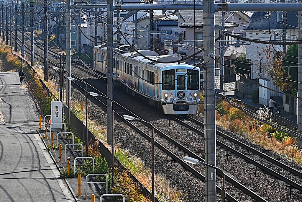 冬枯れ沿線・西武線52席の至福フロントビュー