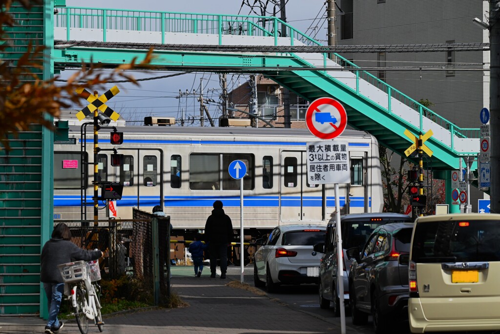 街中沿線・西武6000系アルミ板