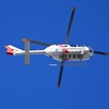 K川上空・久々のドクターヘリ