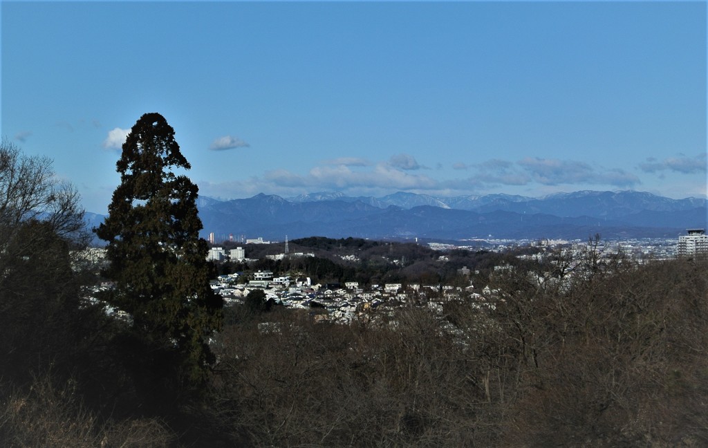 奥多摩方面の峰々