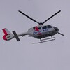 連絡道上空・通勤時間にドクターヘリが返ってきた！