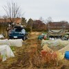 菜園・道具小屋付近の風景