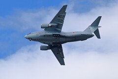 菜園上空・自衛隊機（C-2輸送機） 