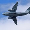 菜園上空・自衛隊機（C-2輸送機） 