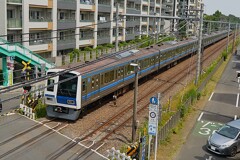 東村山菖蒲まつり・西武6000系初夏の風そよぐ