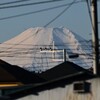 用水路・今日の富士山