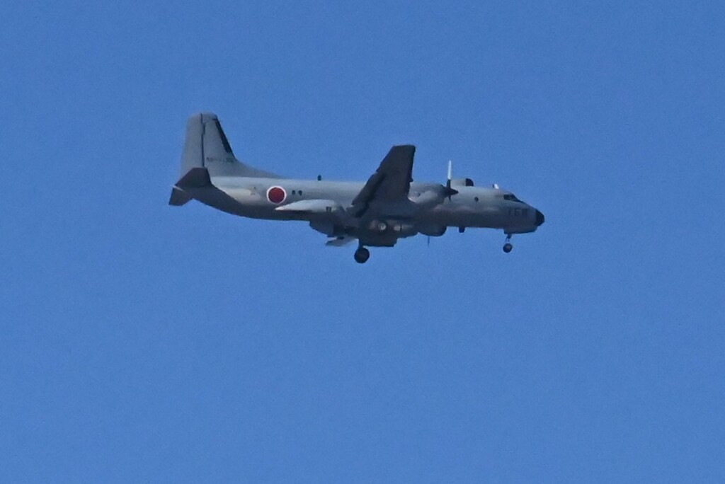 K川上空・YS-11