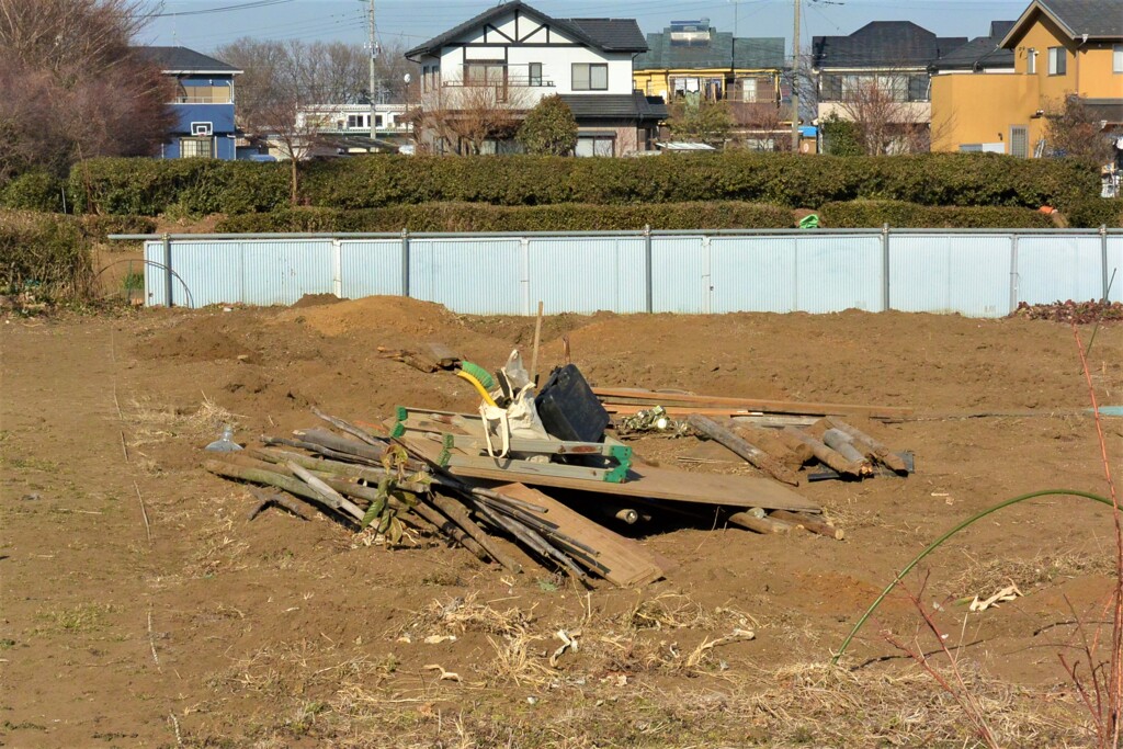 菜園・道具小屋撤去完了