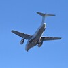 Ｋ川上空・自衛隊機（Cー2輸送機）