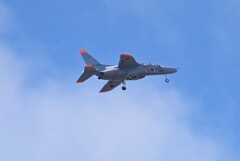 K川上空・T-4練習機