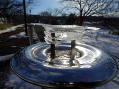 氷と気温のいたずら