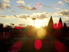 平成最後の夕日