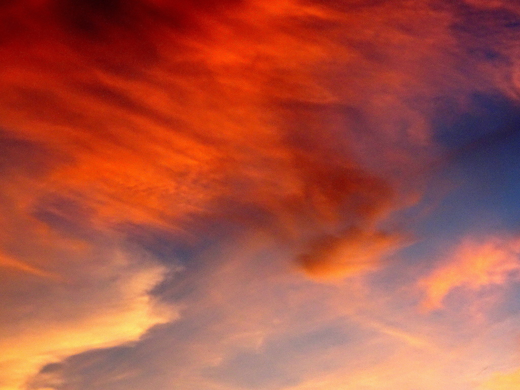 夕空1　２に続く空