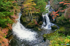 紅葉の竜頭の滝