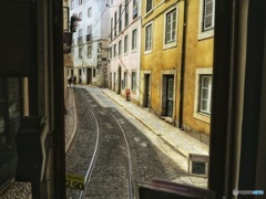 リスボン トラム 車窓(2)