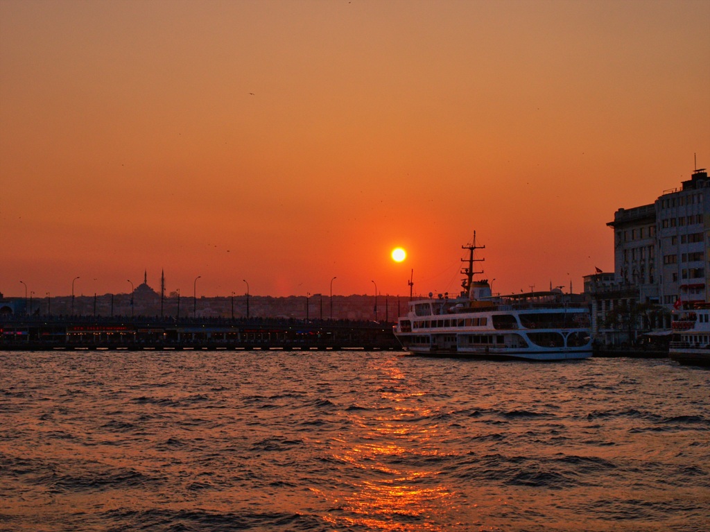 イスタンブールの夕日