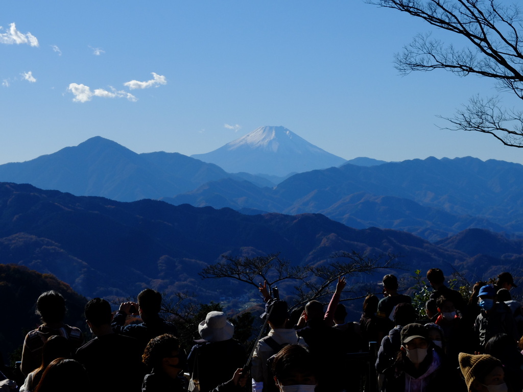 高尾山から