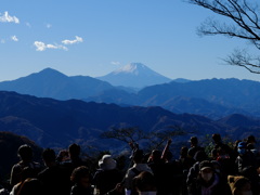 高尾山から