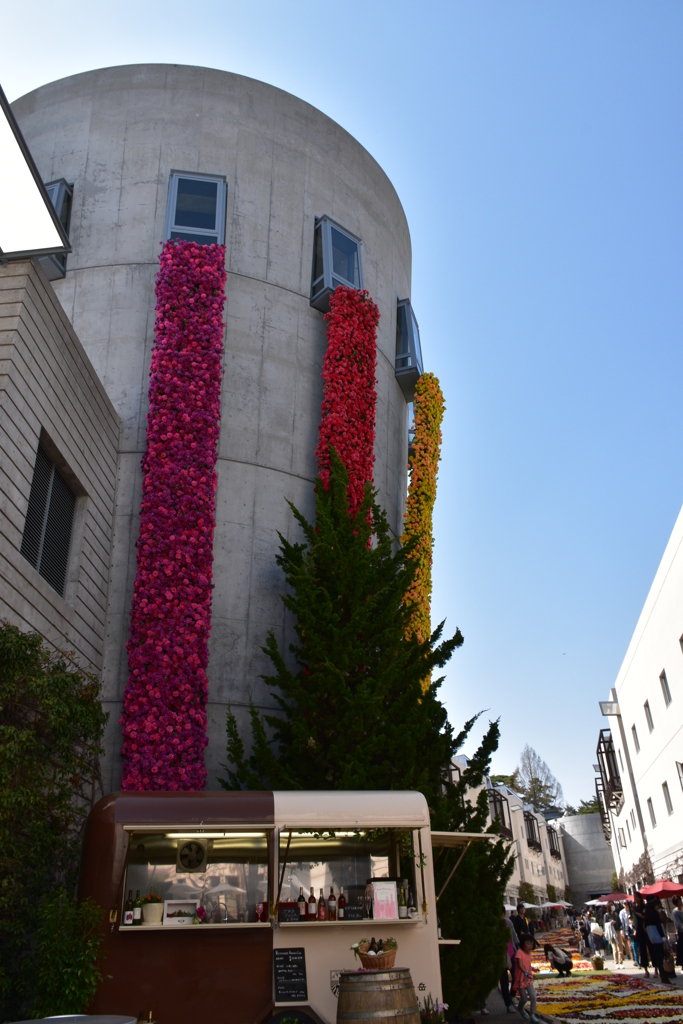 花びら回廊のあるリゾート