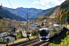 秋晴れの日に