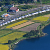 木崎湖畔を行く