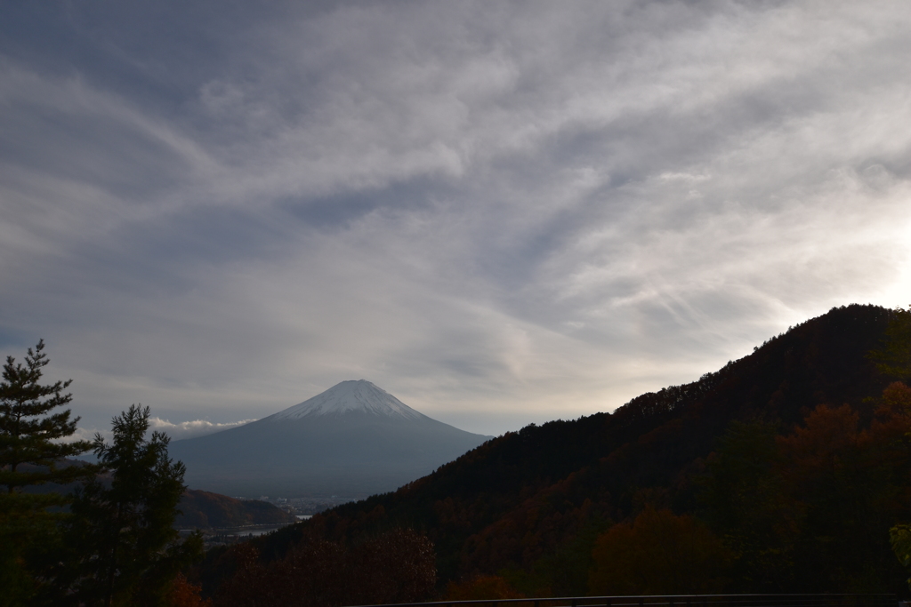 雲と富士山