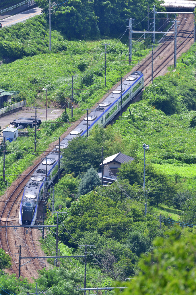 梅雨の晴れ間に