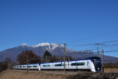 八ヶ岳を背景に③