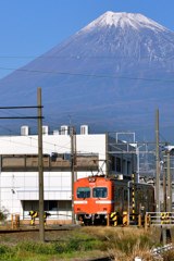 岳南鉄道と富士山　２