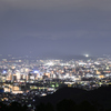 甲府盆地の夜景